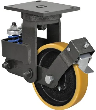 Como o rodízio com mola melhora a eficiência em transporte