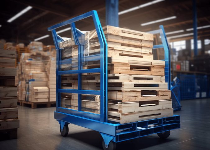 Como escolher o carrinho para transporte de carga ideal para sua operação